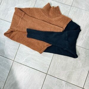 Color block sweater